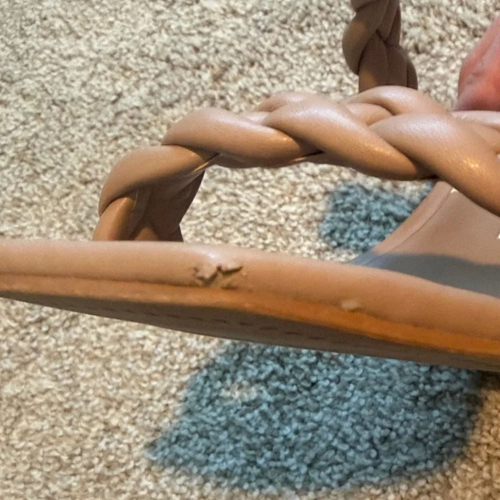 Dolce Vita Tan Braided Heels - Size 7 - Picture 8 of 8